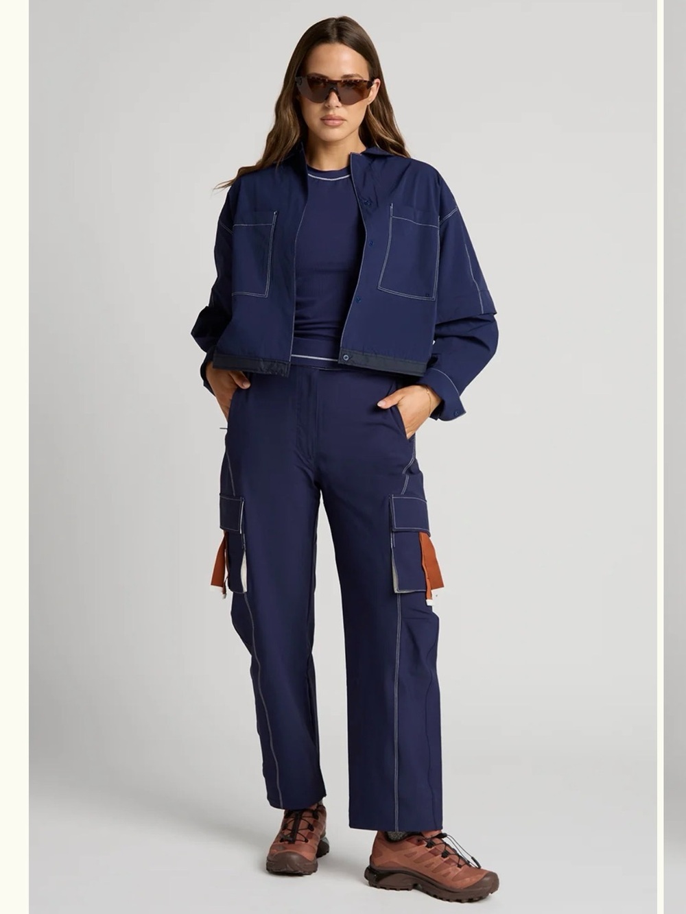 Women's Navy Hiking Pants